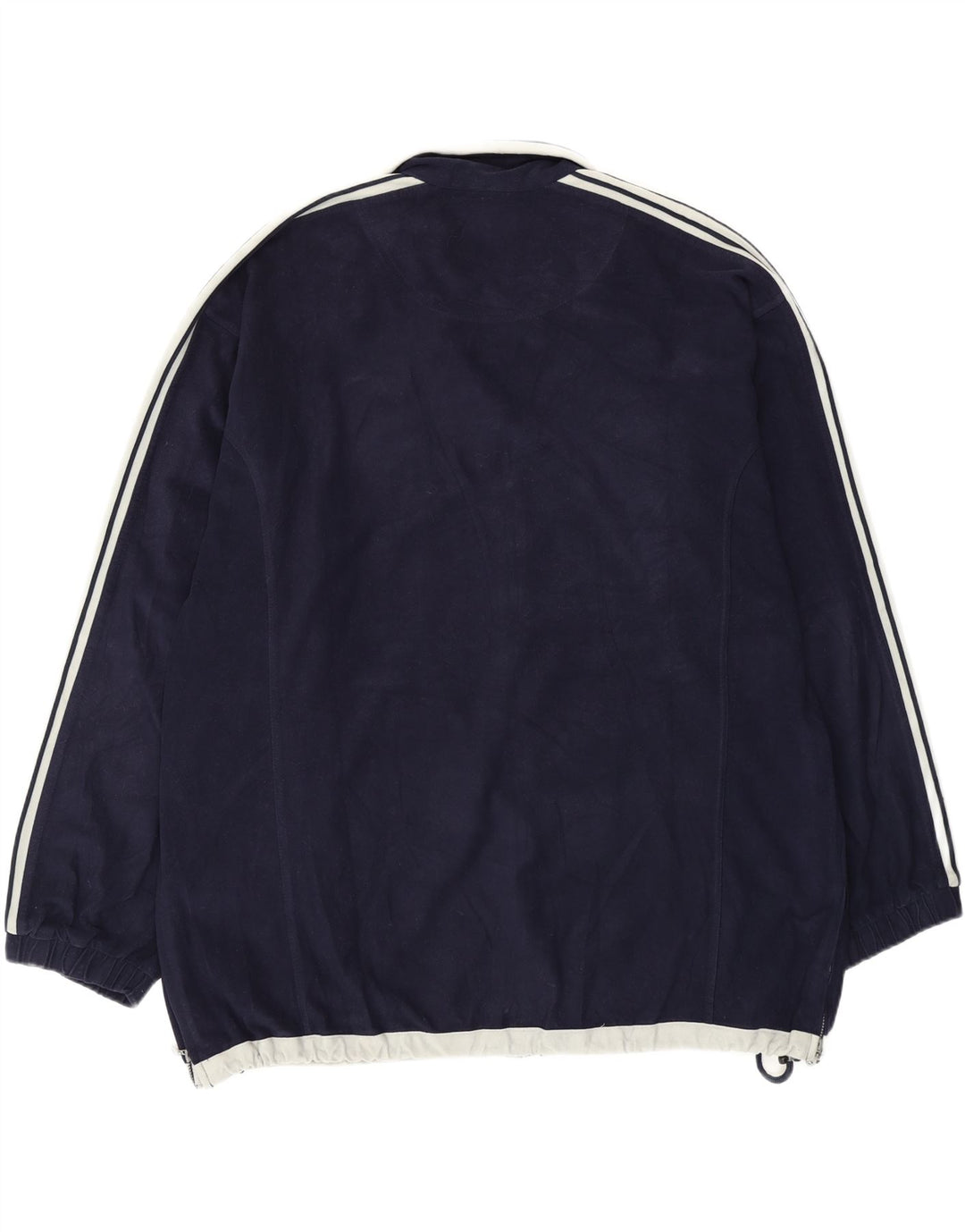 DIADORA Mens Fleece Jacket UK 44 2XL Navy Blue Polyester Vintage Diadora and Second-Hand Diadora from Messina Hembry 