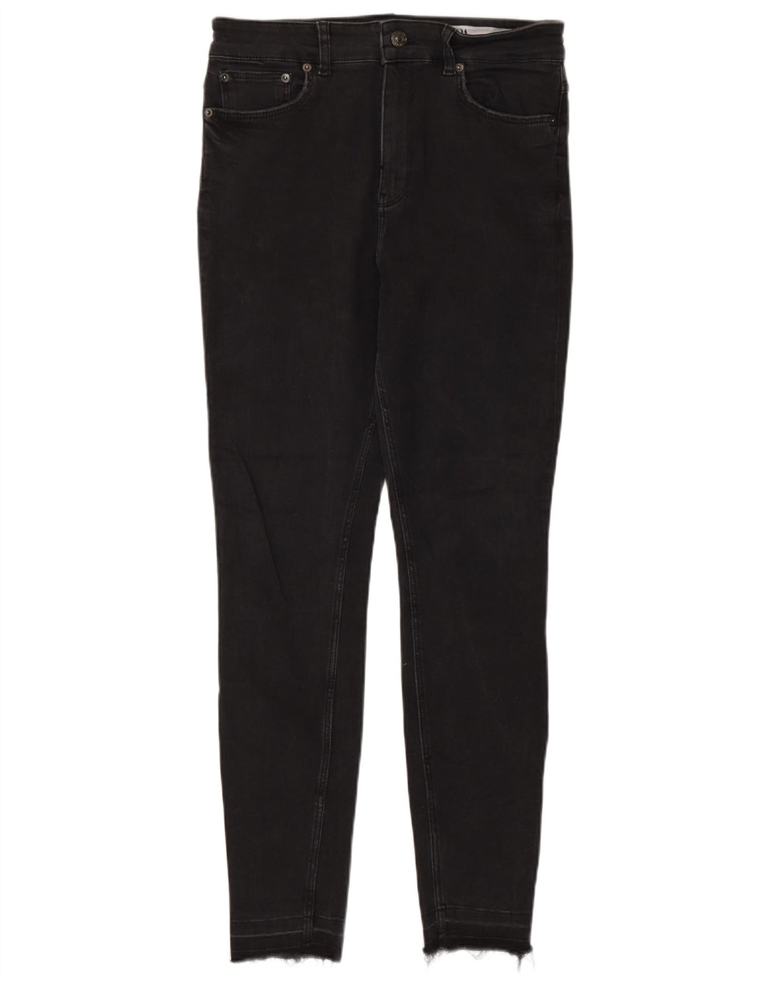 Zara Dame Skinny Jeans EU 40 Medium W30 L27 Sort