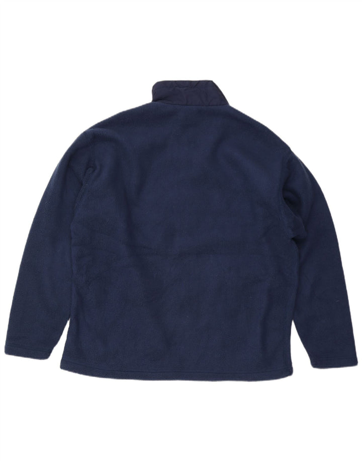 Patagonia Herre Synchilla Fleecejakke UK 42 XL Navy Blue Polyester