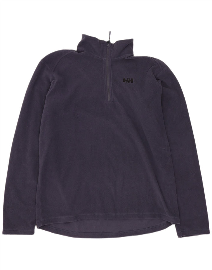 HELLY HANSEN Fleecetrøje med lynlås til mænd XL Marineblå Polyester