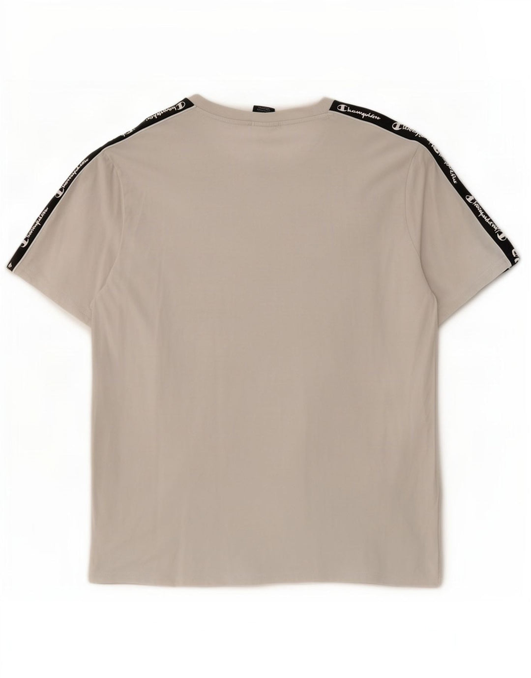 Champion Herre Grafisk T-Shirt Top XL Hvid Colourblock