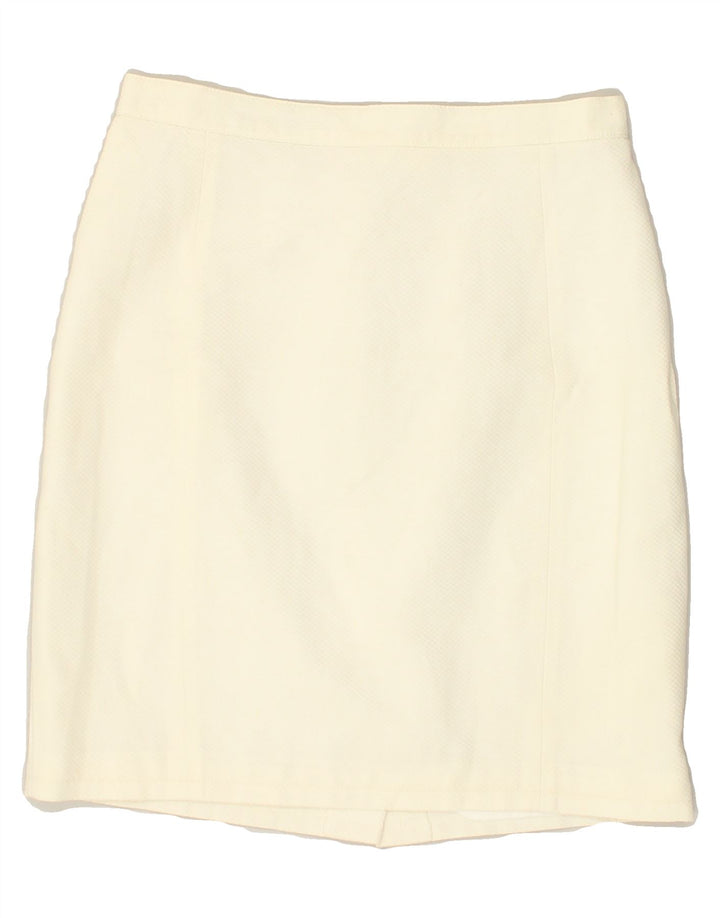 VINTAGE Womens Straight Skirt W26 Small  Off White | Vintage Vintage | Thrift | Second-Hand Vintage | Used Clothing | Messina Hembry 