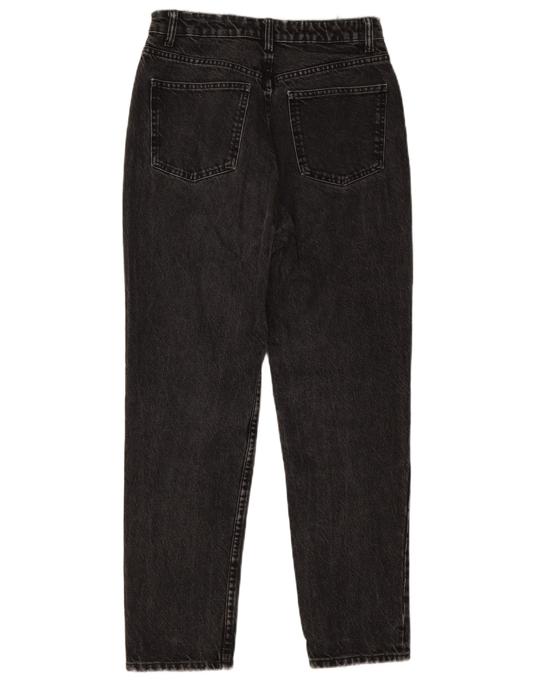 ZARA Dame Distressed Tapered Jeans EU 38 Small W28 L27 Grå