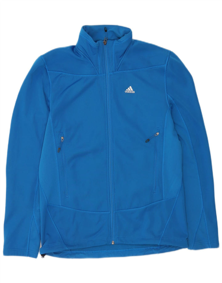 Adidas Træningsdragt til mænd Topjakke UK 40/42 Medium Blue Polyester