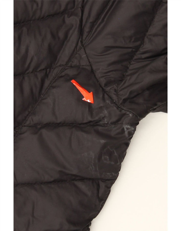 Michael Kors Dame Hætte Polstret Frakke UK 16 Stor Sort Nylon