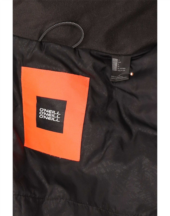 O'Neill Skijakke med hætte til mænd UK 36 Small Black Colourblock Polyester