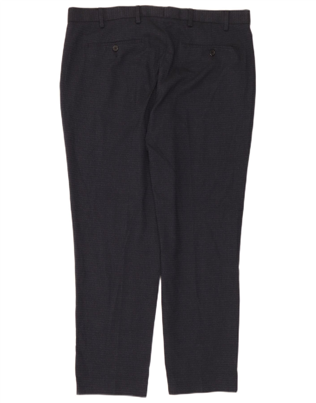 Marks & Spencer Straight Casual Bukser til mænd W38 L29 Marineblå polyester