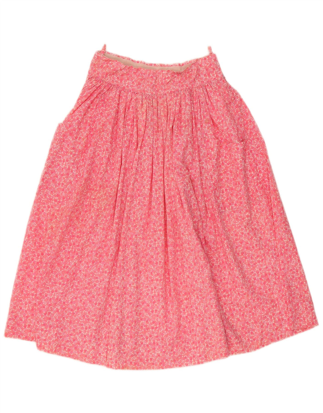 Vintage Kvinders Flared Skirt W28 Medium Pink Floral