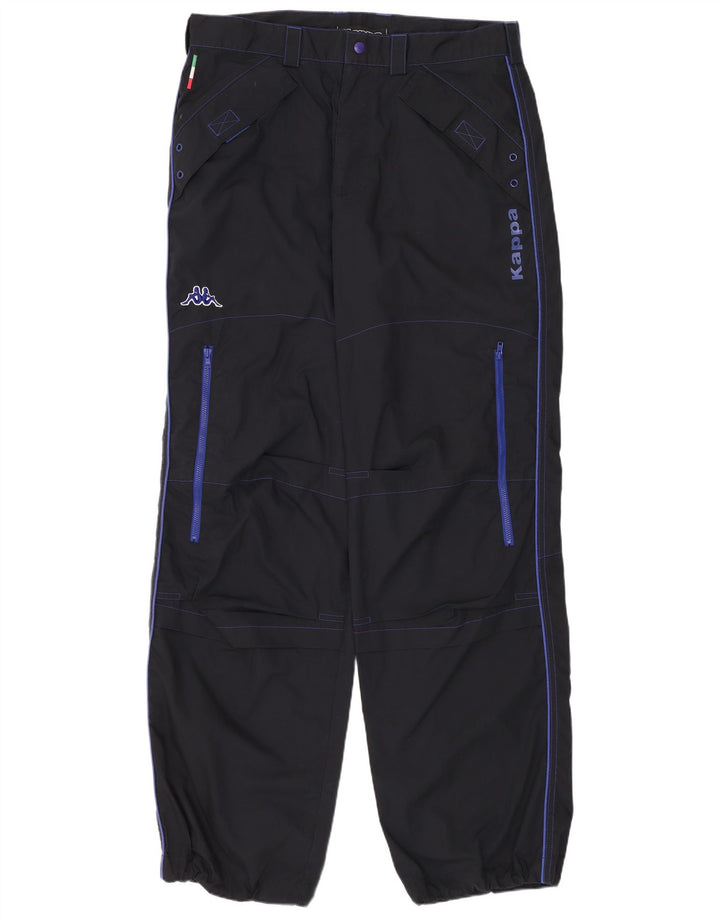 Kappa Herre Joggers Cargo Bukser Large W34 L32 Navy Blue Polyester