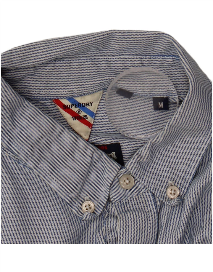 Superdry Herreskjorte Medium Blue Pinstripe