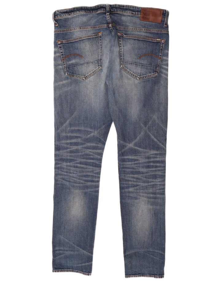 G-STAR Herre 3301 tilspidsede jeans W36 L34 Blå
