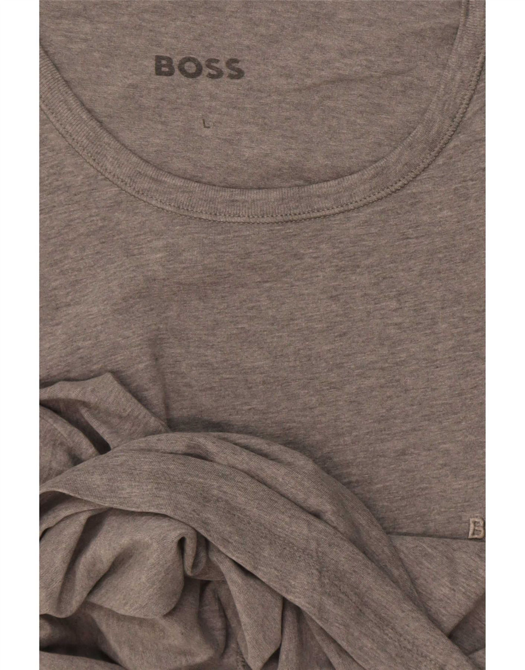 Hugo Boss Herre T-Shirt Top Stor Grå Flecked