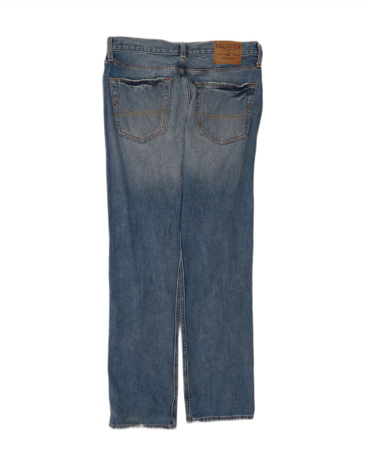 HOLLISTER Mens Straight Jeans  W32 L30 Blue Cotton Vintage Hollister and Second-Hand Hollister from Messina Hembry 