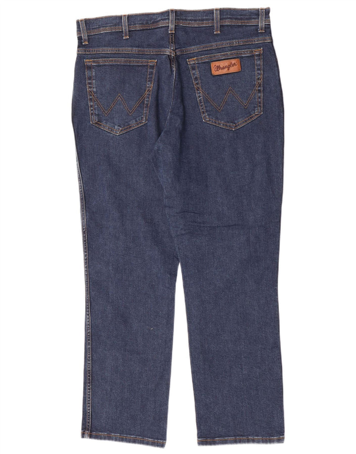 Wrangler Straight Jeans til mænd W36 L30 Blå