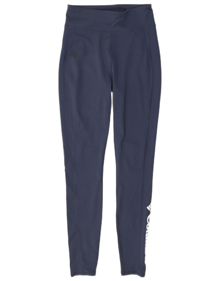 Columbia Womens Grafiske Leggings UK 10 Small Navy Blue