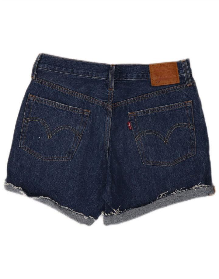 Levi's Womens 501 denimshorts W27 Små blå bomuld