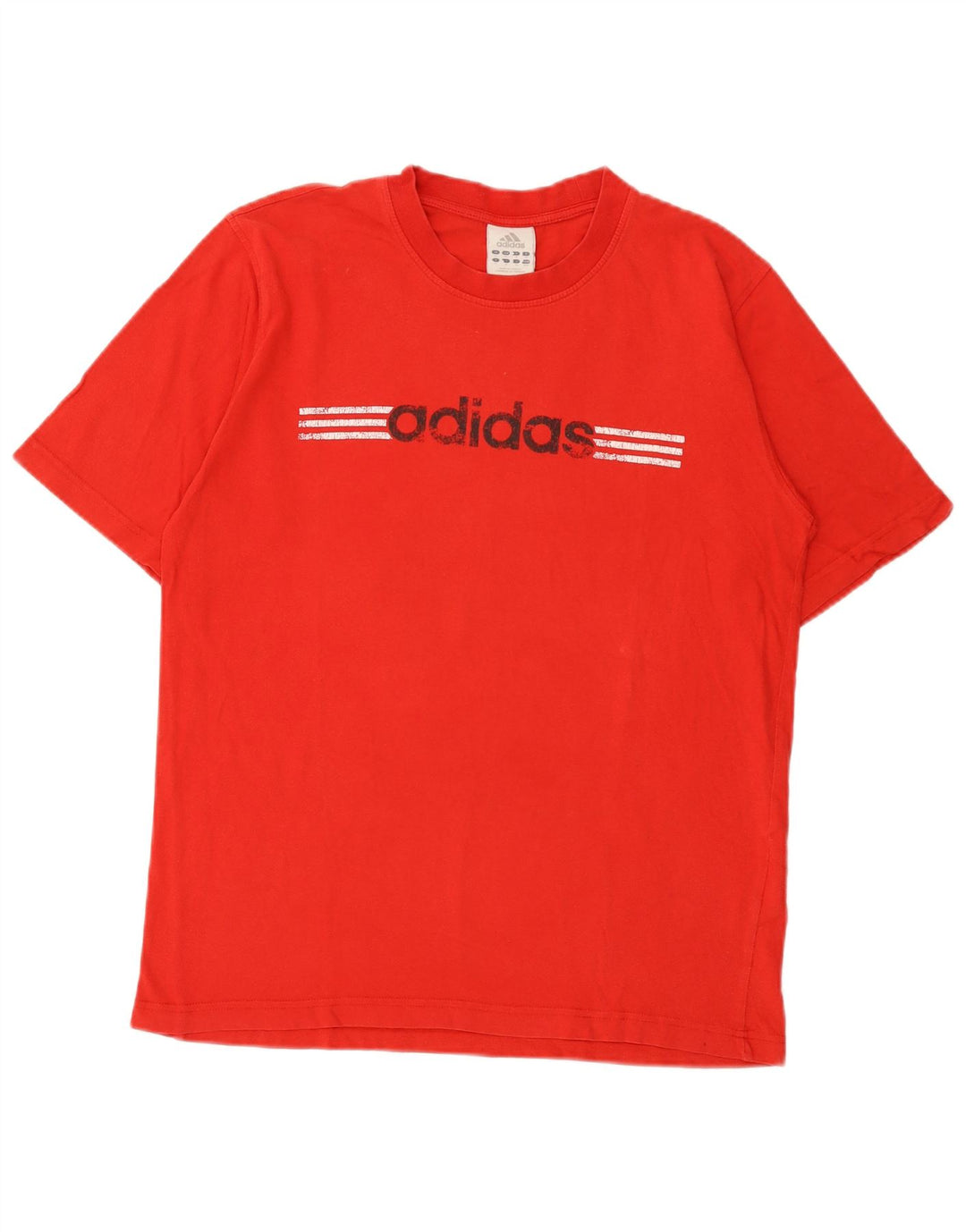 Adidas Herre grafisk T-shirt Top Medium Rød Bomuld