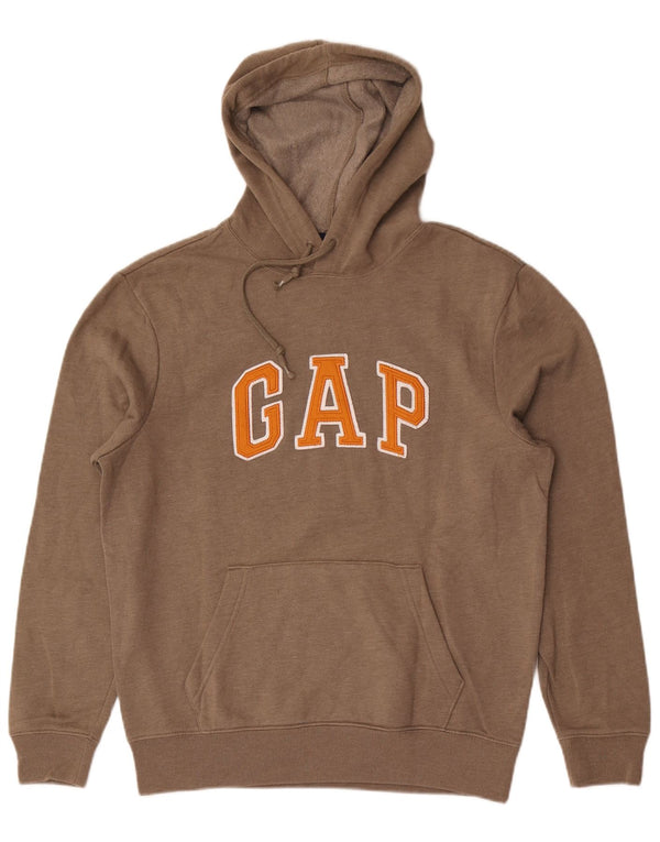 Gap Herre grafisk hættetrøje Jumper Medium Brun Bomuld