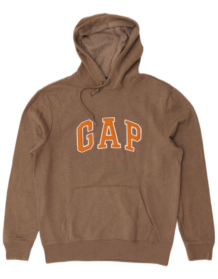 Gap Herre grafisk hættetrøje Jumper Medium Brun Bomuld