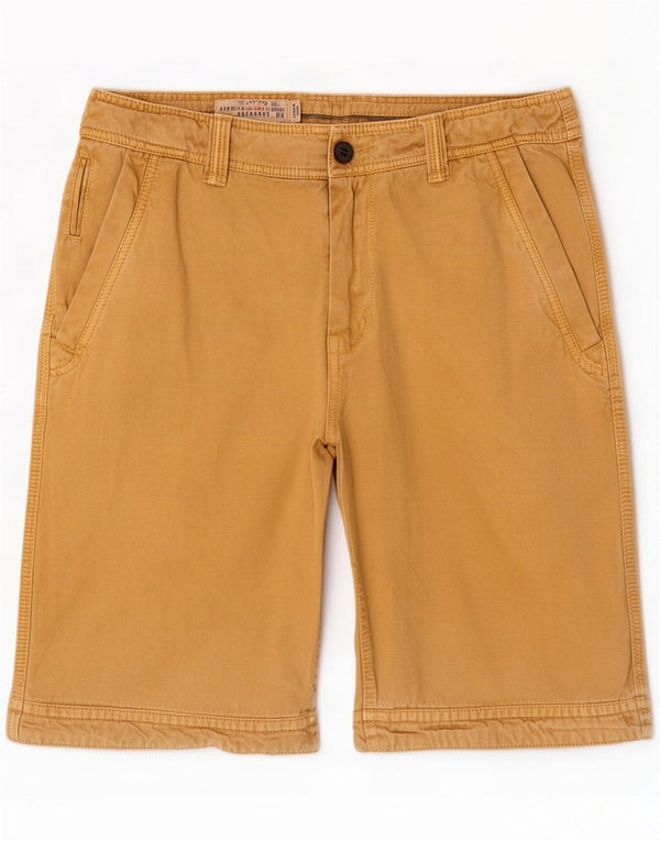 Fat Face Herre Chino Shorts Large W34 Gul Bomuld