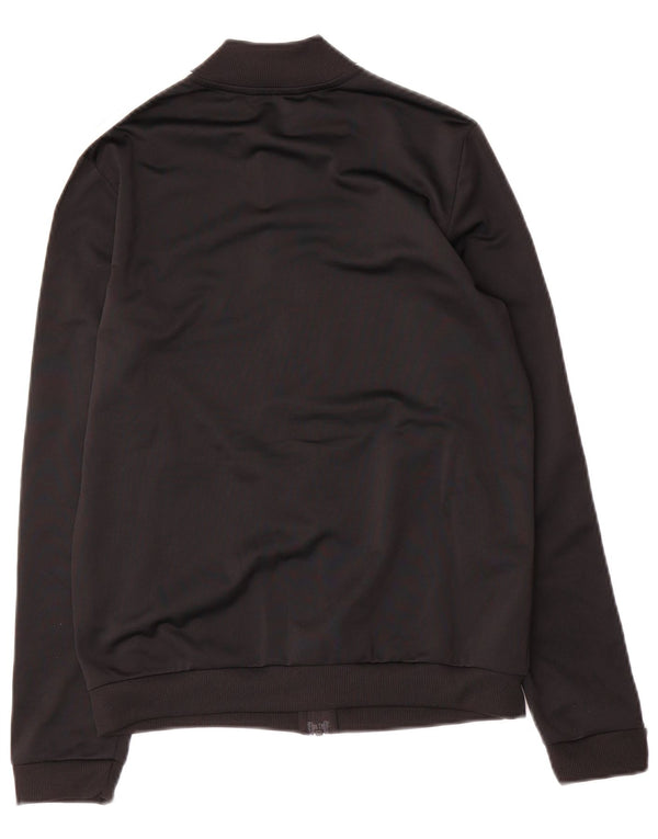 Adidas Womens Tracksuit Top Jacket UK 8/10 Small Black Polyester