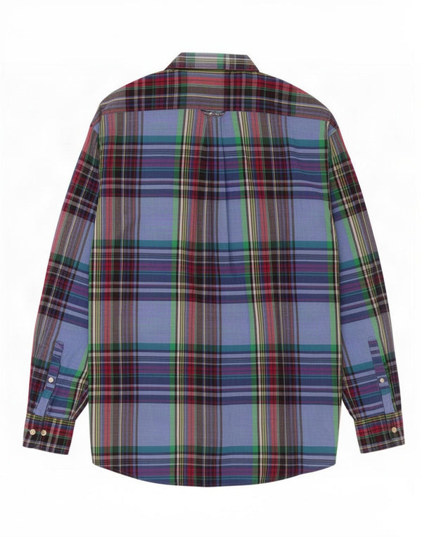 Gant herreskjorte XL flerfarvet plaid bomuld