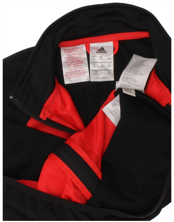 Adidas Træningsdragt Topjakke til drenge 7-8 år Sort Colourblock Polyester