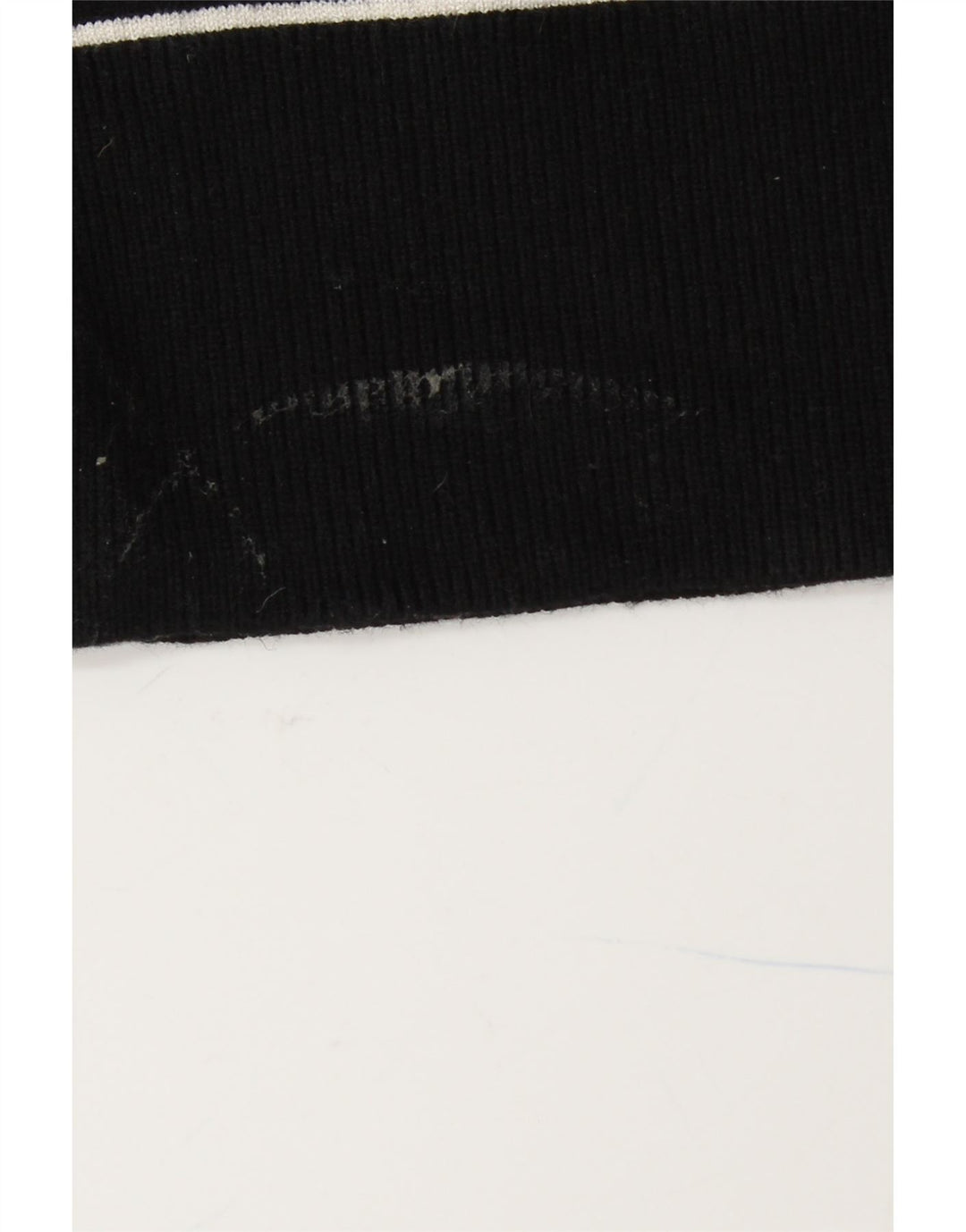 ZARA langærmet trøjekjole til kvinder UK 18 XL sort stribet viskose