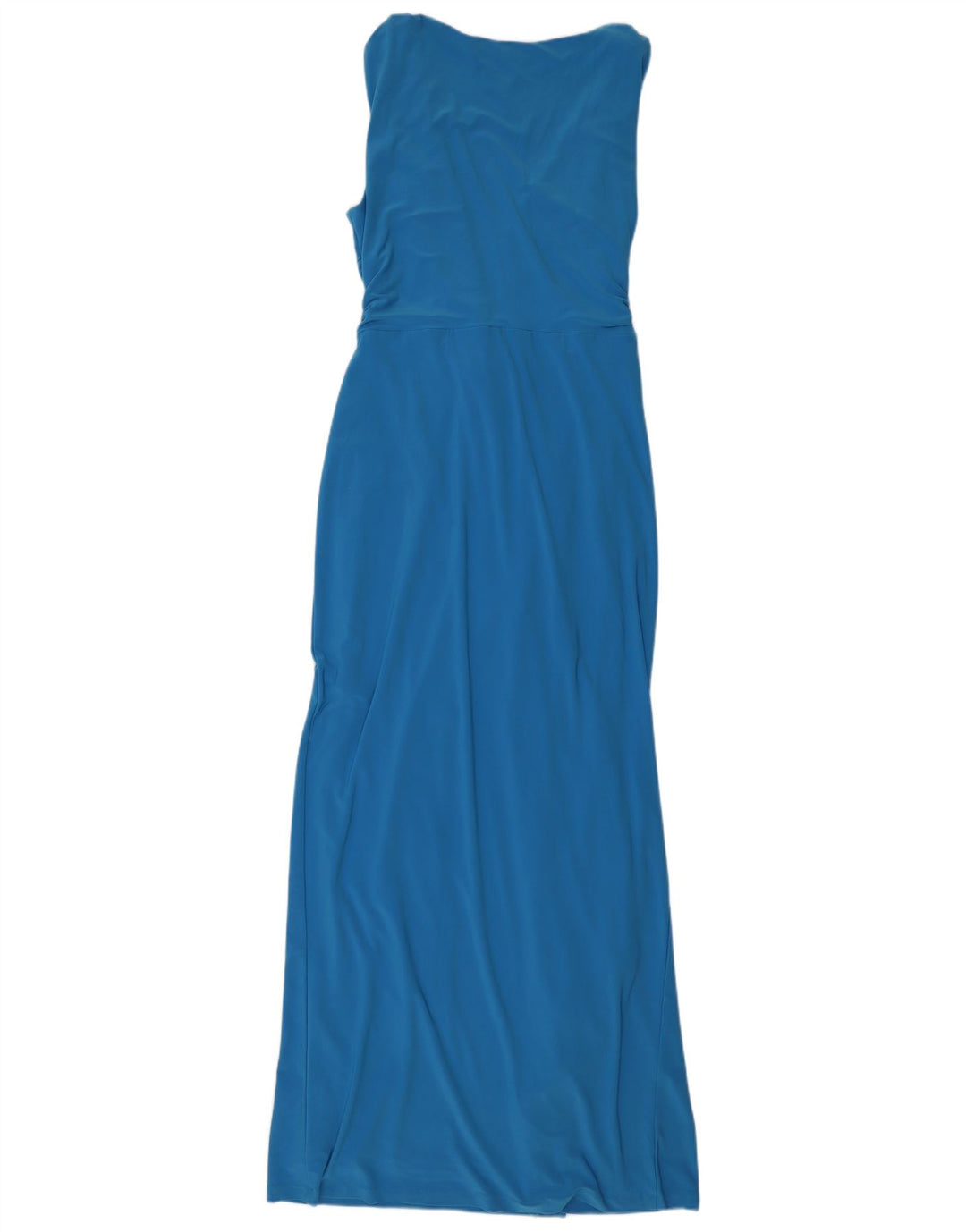 Coast Dame ærmeløs Maxikjole UK 16 Large Blue Polyester