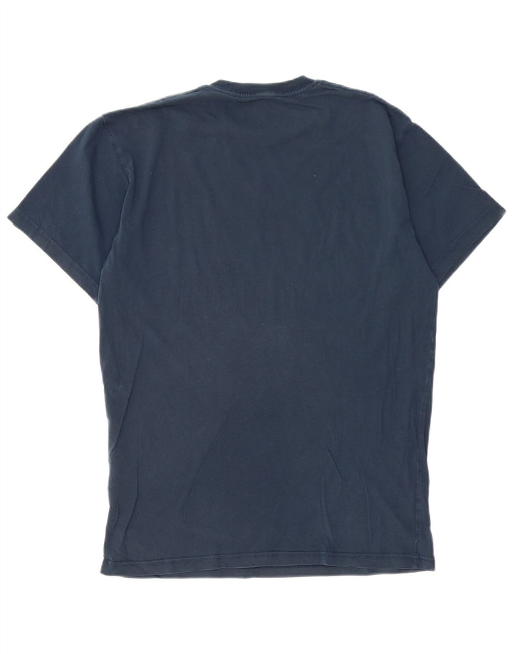 VANS Herre Classic Fit Grafisk T-shirt Top Medium Navyblå Bomuld