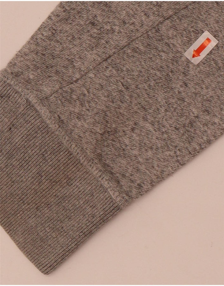Superdry Herre Top Langærmet Medium Grey Flecked Bomuld