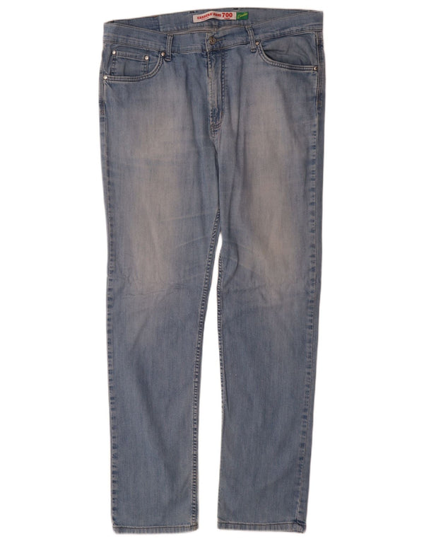 Carrera Straight Jeans til mænd W40 L34 blå bomuld