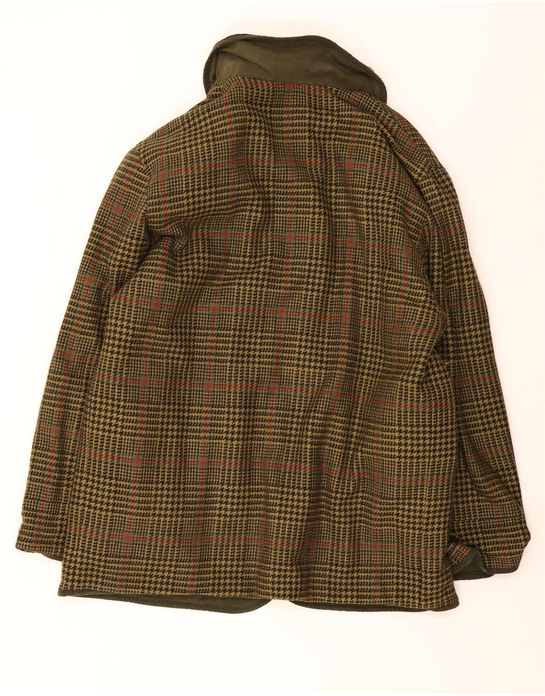 Burberrys Vendbar Herrejakke UK 40 Stor Khaki Bomuld