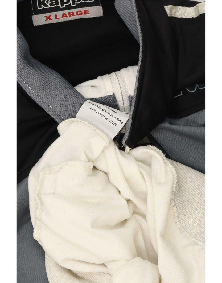 Kappa Træningsdragt til mænd Topjakke XL Hvid Colourblock Polyester