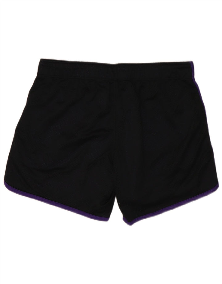 NIKE Dri Fit sportsshorts til kvinder UK 12 Medium Sort polyester