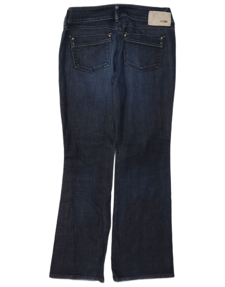 Diesel Dame Ronhar Bootcut Jeans W28 L30 Marineblå Bomuld