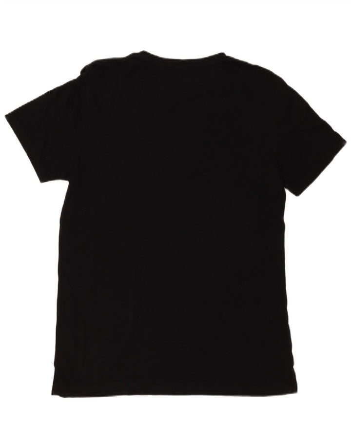 ALL SAINTS Herre T-Shirt Top Medium Sort Bomuld