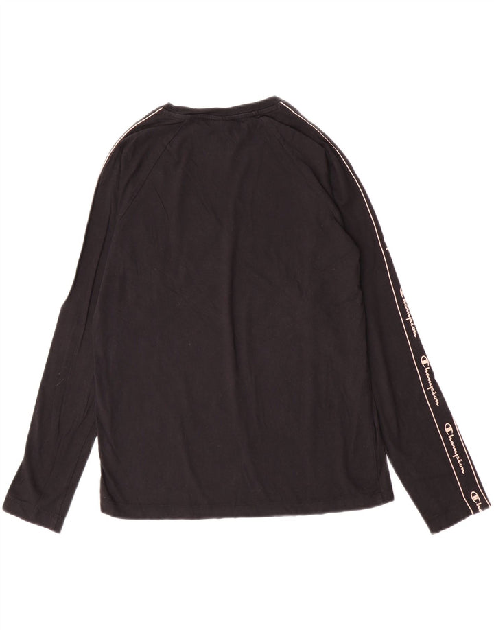 Champion Dame Grafisk Top Langærmet UK 12 Medium Sort