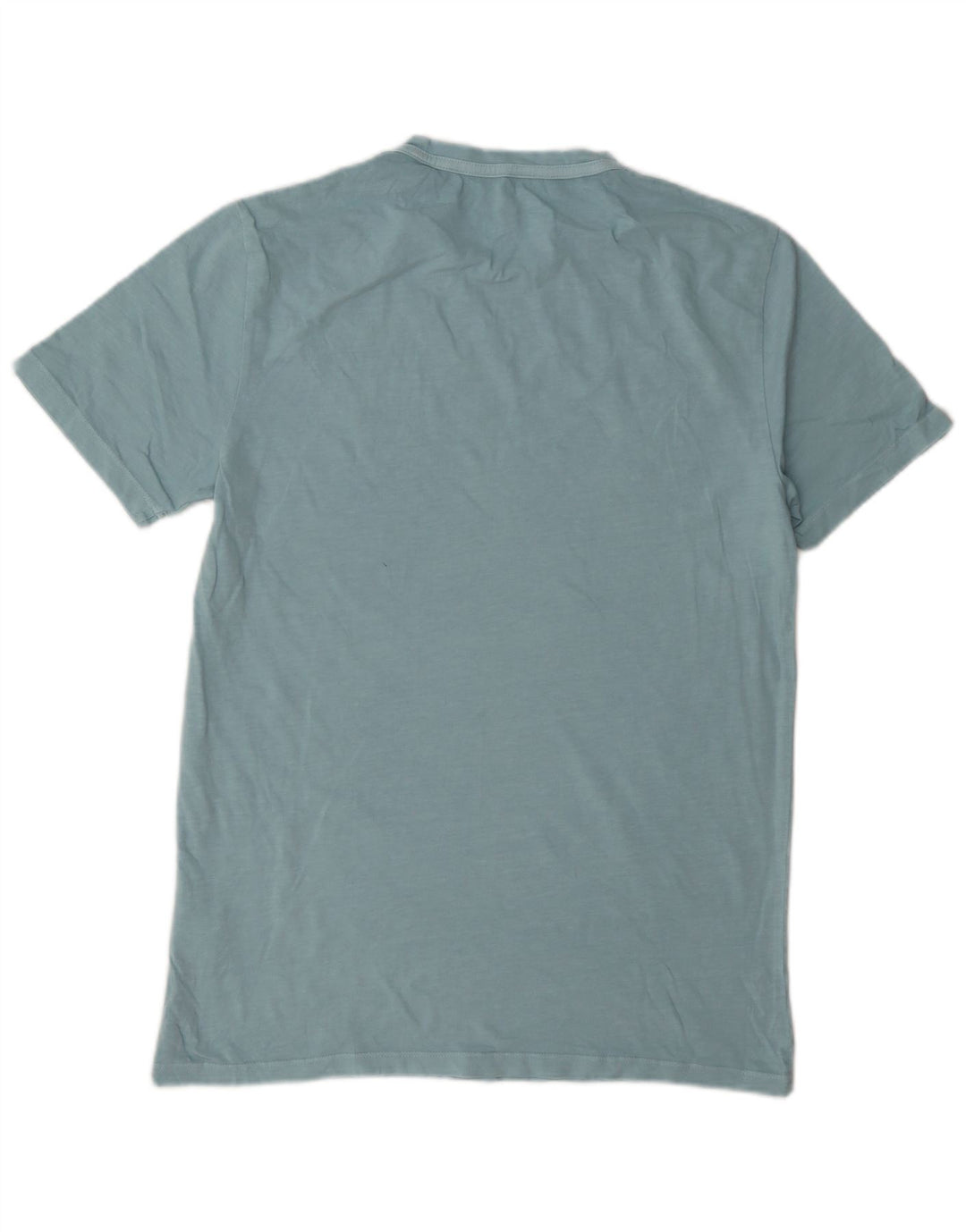 All Saints Herre Regular Fit T-Shirt Top Medium Blue Bomuld
