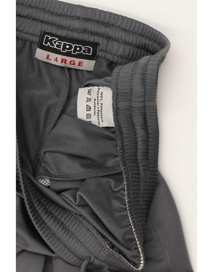 Kappa Træningsdragtsbukser til mænd Stor grå polyester