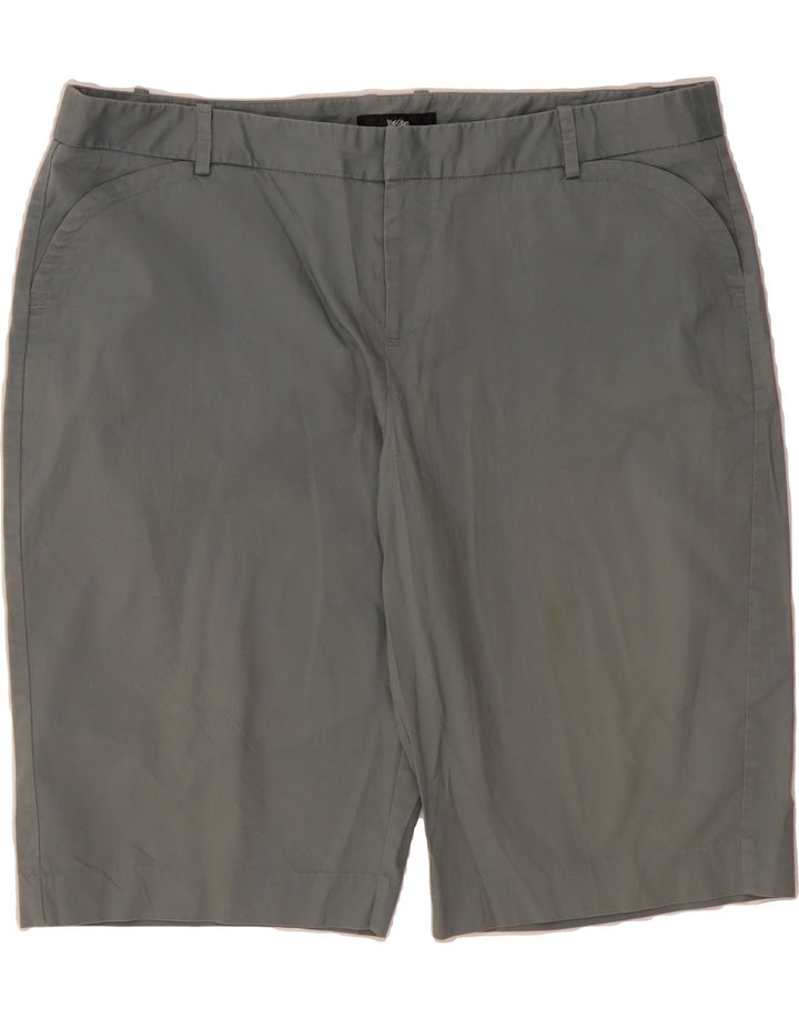 MOSSIMO Womens Stretch Casual Shorts US 14 XL W36  Grey Cotton Vintage Mossimo and Second-Hand Mossimo from Messina Hembry 