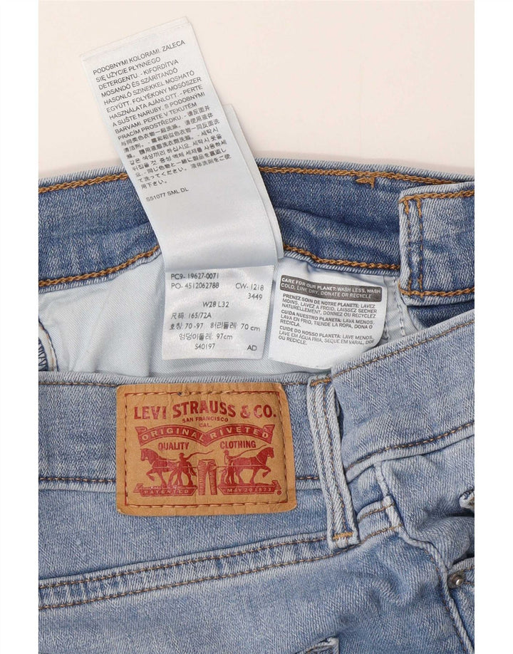 Levi's Dame 312 Shaping Slim Jeans W28 L27 Blå Bomuld