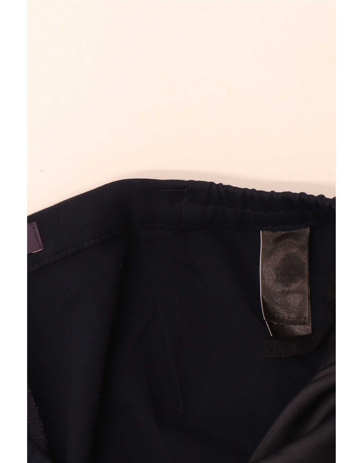 Marks & Spencer Lige fritidsbukser til kvinder W32 L28 Marineblå polyester