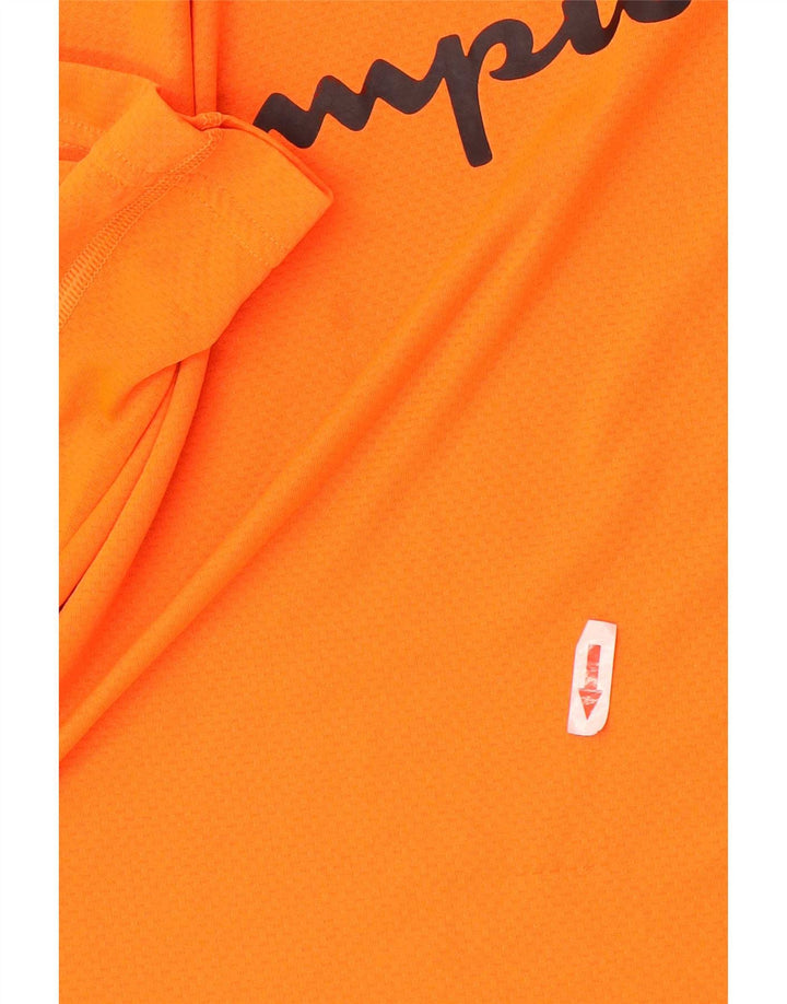 Champion Herre Grafisk T-Shirt Top Stor Orange