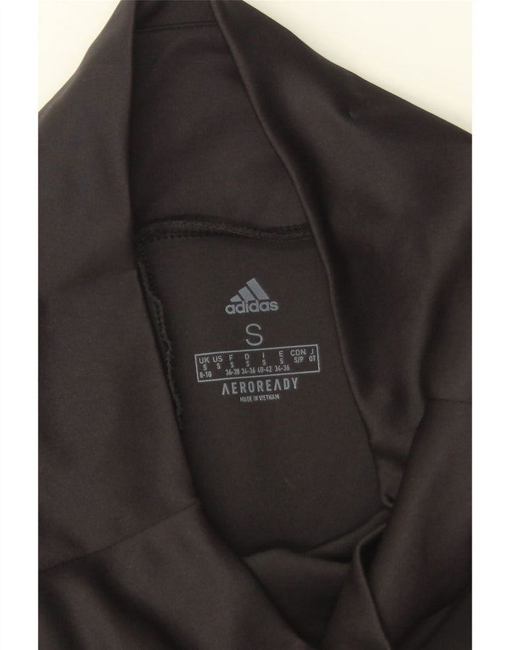 Adidas Aeroready Leggings til kvinder UK 8/10 Small Black Polyester