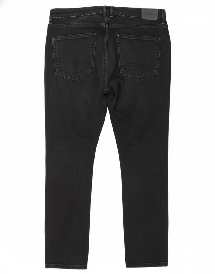 JACK WILLS Mens Slim Jeans  W34 L26 Black Cotton
