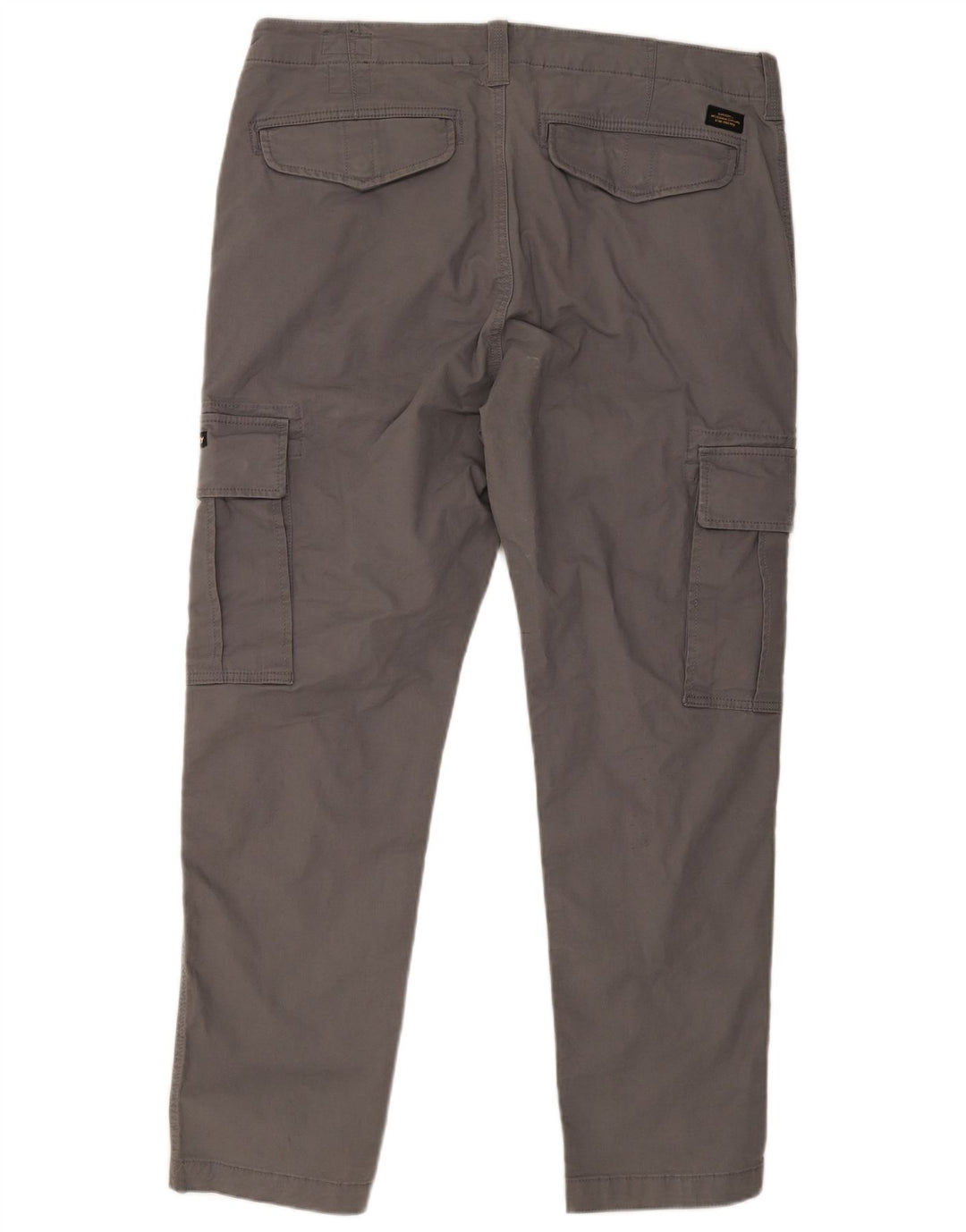 Superdry Slim Cargo-bukser til mænd W36 L32 Grå bomuld