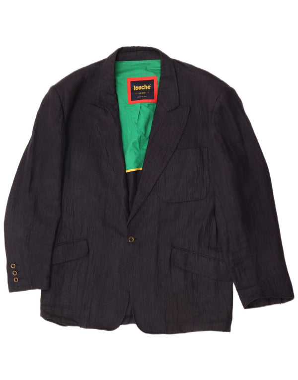 Touche Herre 1 Knap Blazer Jacket UK 38 Medium Navy Blue