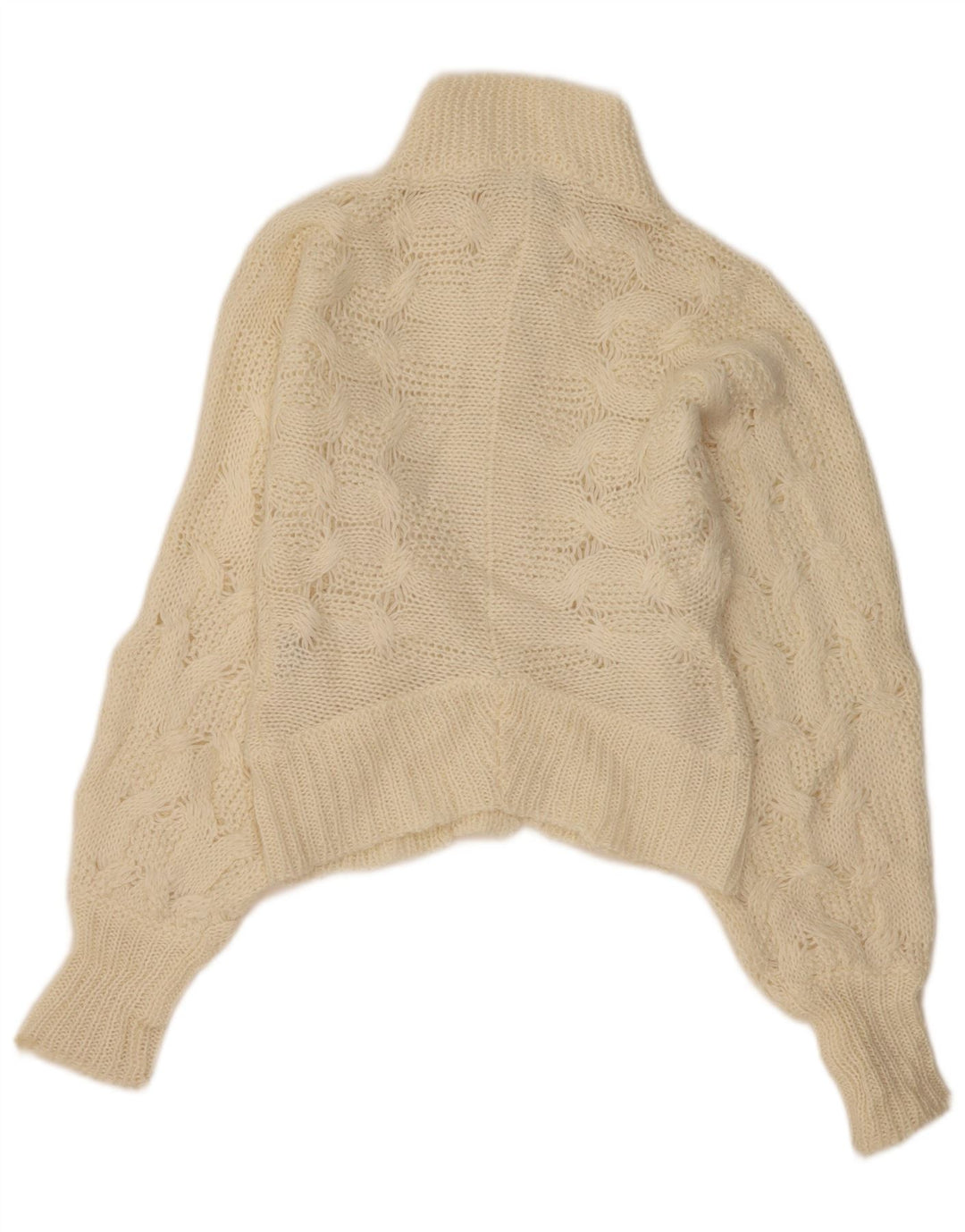 MET Dame Cardigan Sweater UK 12 Medium Beige Mohair