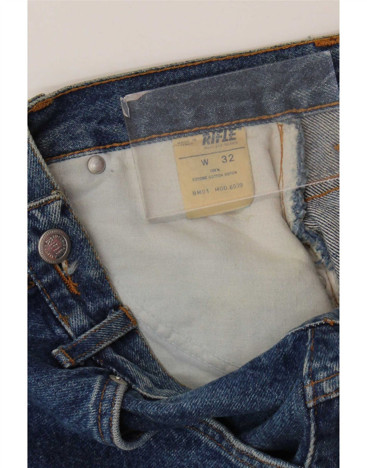 Rifle Dame Denim Nederdel W32 Stor Blå Bomuld